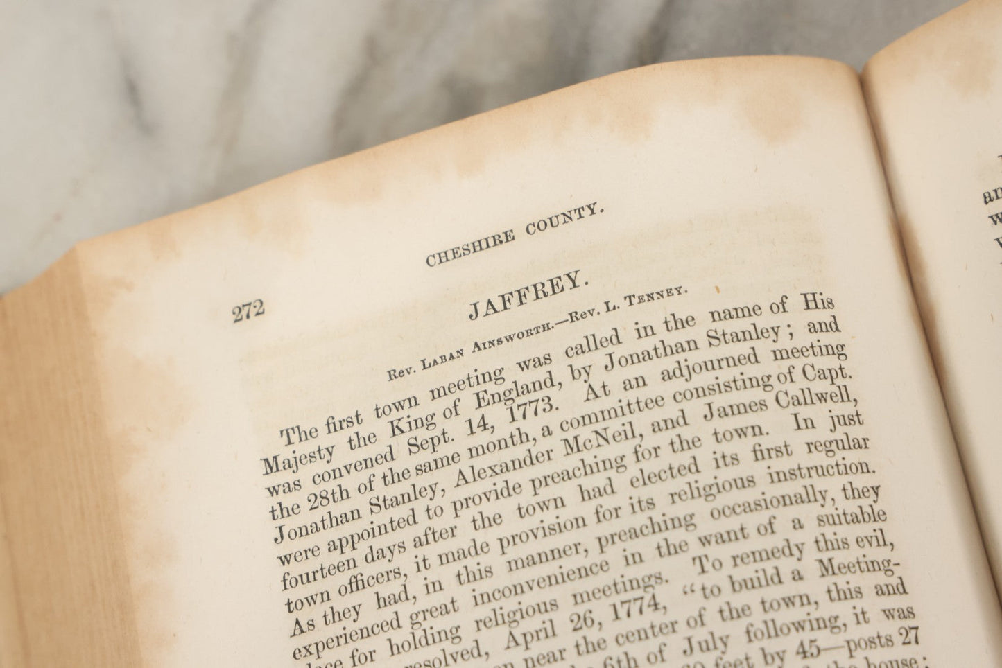 Lot 147 - "The New Hampshire Churches Comprising Histories Of The Congregational And Presbyterian Churches In The State With Notices Of Other Denominations" Antique Book By Robert F. Lawrence, Claremont Manufacturing Company, 1856
