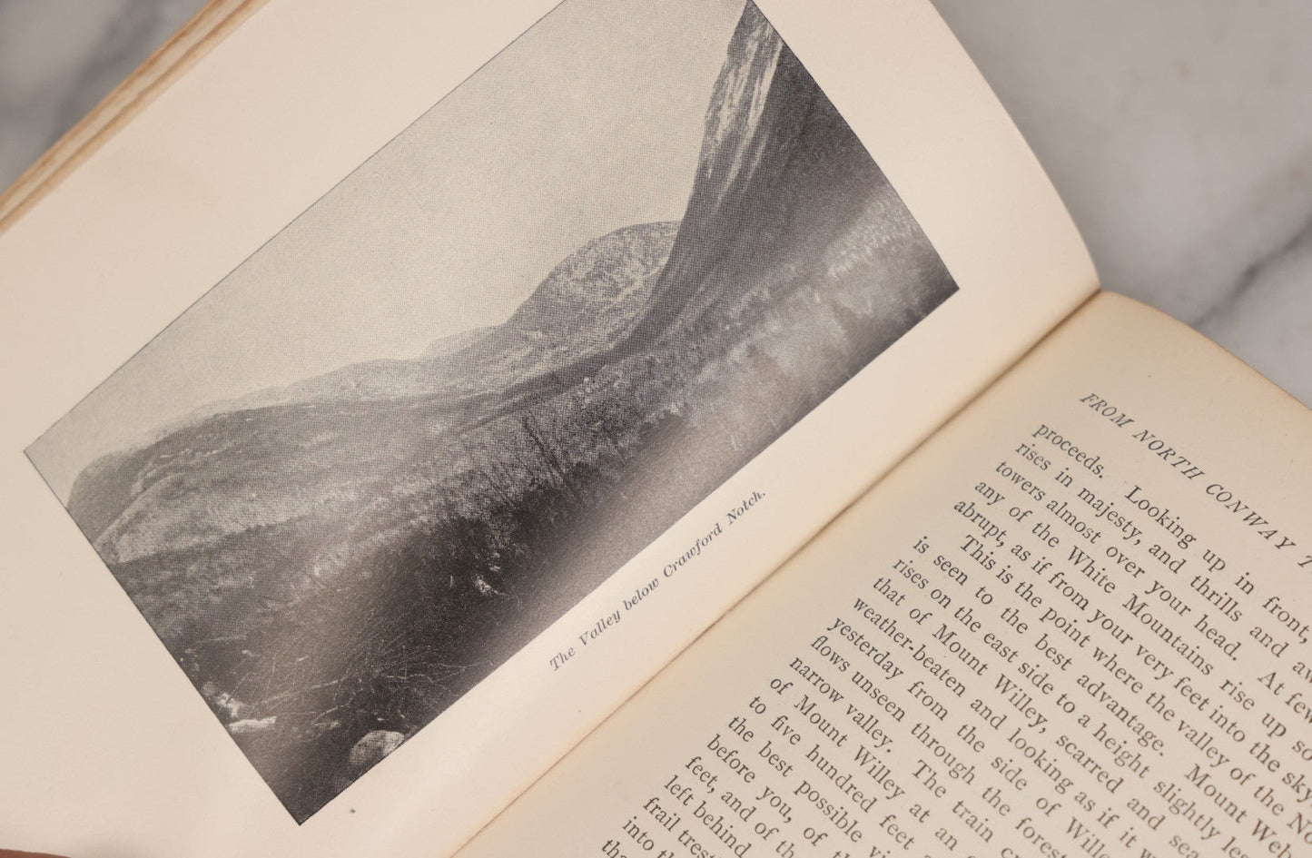 Lot 143 - "The White Mountains, A Guide To Their Interpretation" Antique Book On New Hampshire's Mountains By Julius H. Ward, Second Edition, Illustrated With Photographs, Houghton Mifflin & Company, Publishers, Boston And New York, 1896