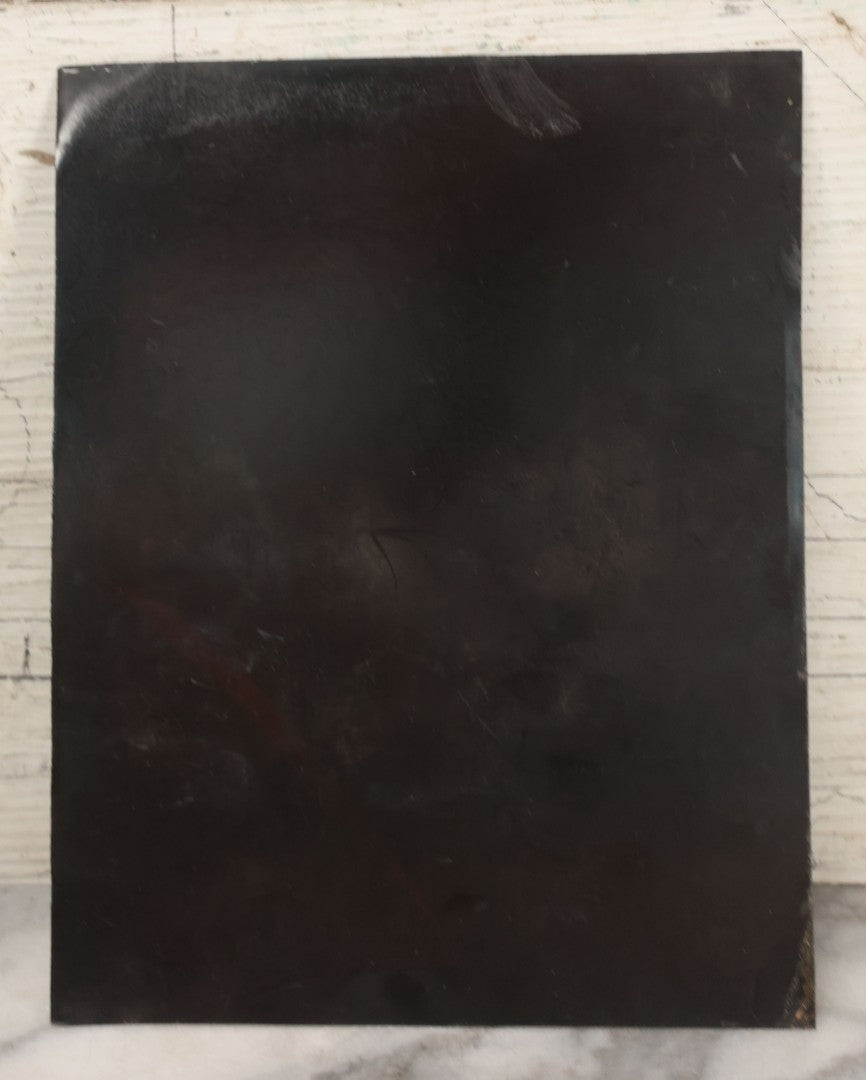 Lot 171 - Antique Full Plate Tintype Photograph Of A Young Woman With Center Parted Hair, Folded Hands, Gold Tinted Cross, Ring, Jewelry, White Painted Details