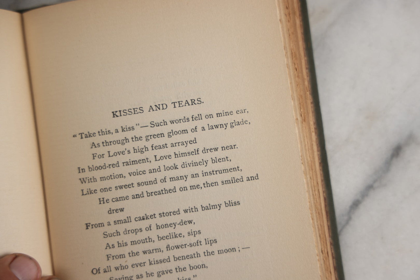 Lot 153 - "A Poet's Last Songs" Antique Poetry Book By Henry Bernard Carpenter, With An Introduction By James Jeffrey Roche, Joseph George Cupples, Publisher, Boston, 1891