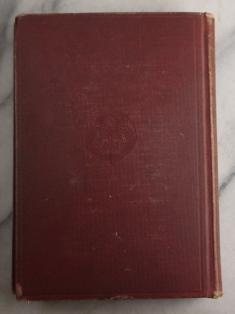 Lot 166 - "A Text-Book In General Zoölogy" Antique Science Book By Glenn W. Herrick, Illustrated With Diagrams And Photographs, Maroon Cloth Boards With Blind-Stamped Title, American Book Company, Publishers, New York, Cincinnati, And Chicago, 1907