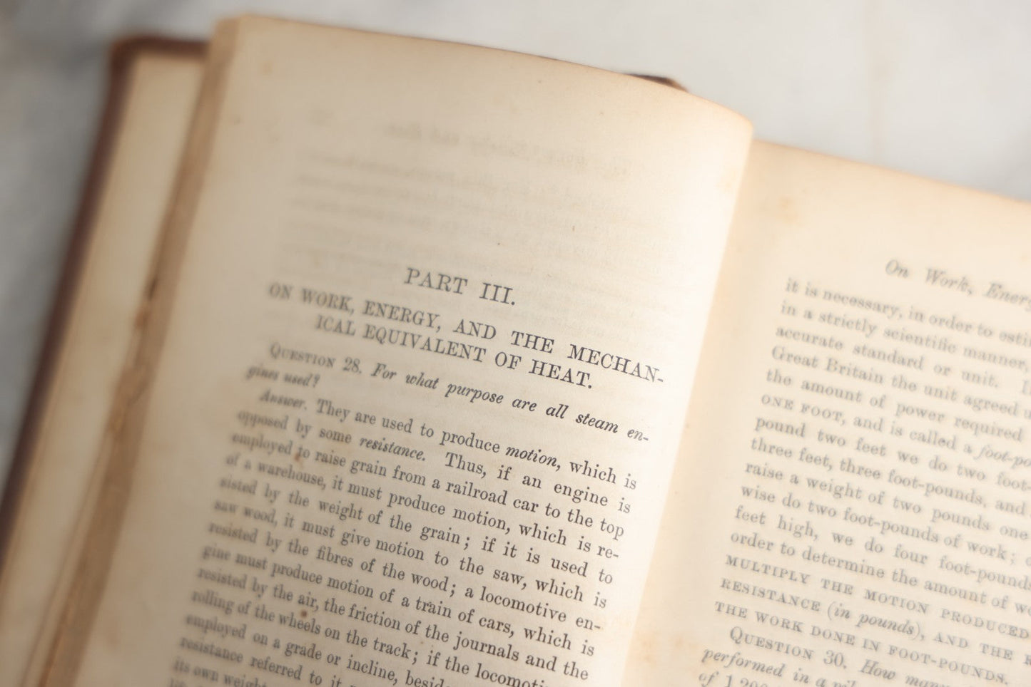 Lot 177 - "Catechism Of The Locomotive" Antique Railroad Engineering Book By Matthias Nace Forney, Brown Cloth Boards With Gilt Spine Titles, Note Significant Wear To Spine And Edges, Title Page Missing, Circa Late 19th Century