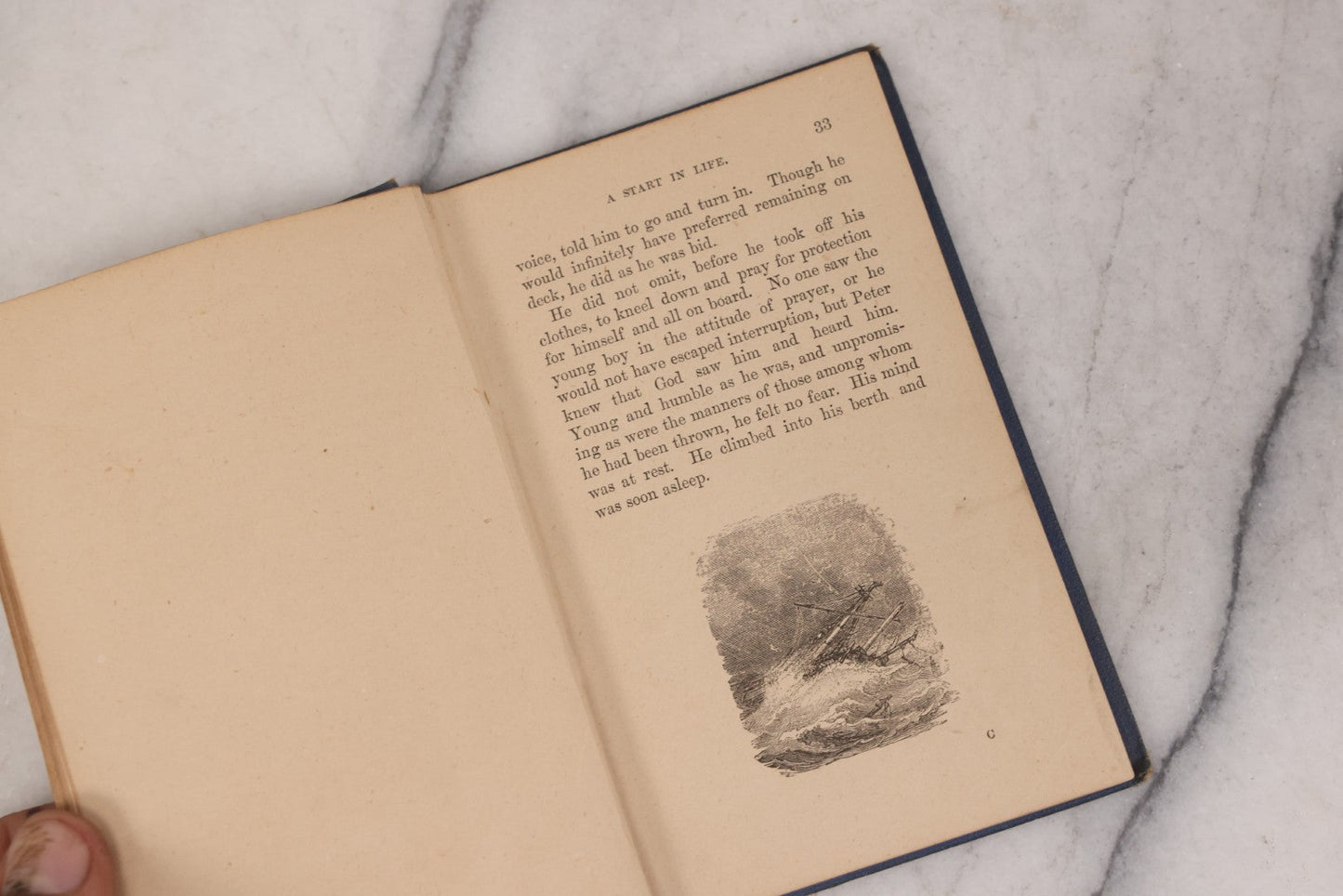 Lot 153 - "The History Of Little Peter The Ship-Boy" Antique Book By William H.G. Kingston, Gifted To Sammy Willeby "A Reward For Study" From His Teacher In 1874, With Illustrated Gift Inscription, Published By The Religious Tract Society, London