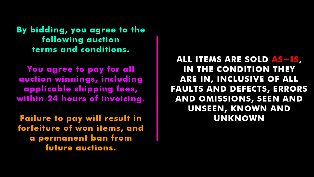 AUCTION-TERMS