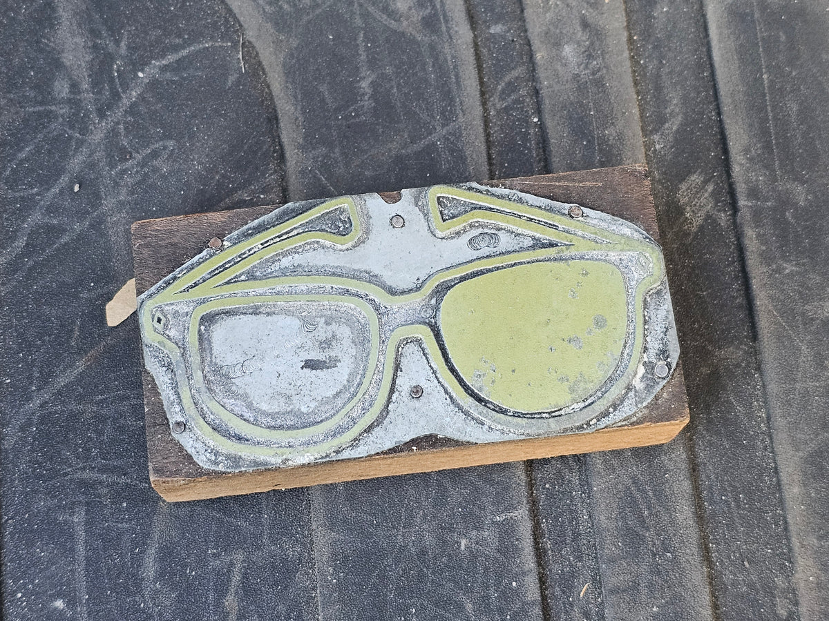 Sunglasses Printing Plate Block - Optometric Management, Dated 1965 ...
