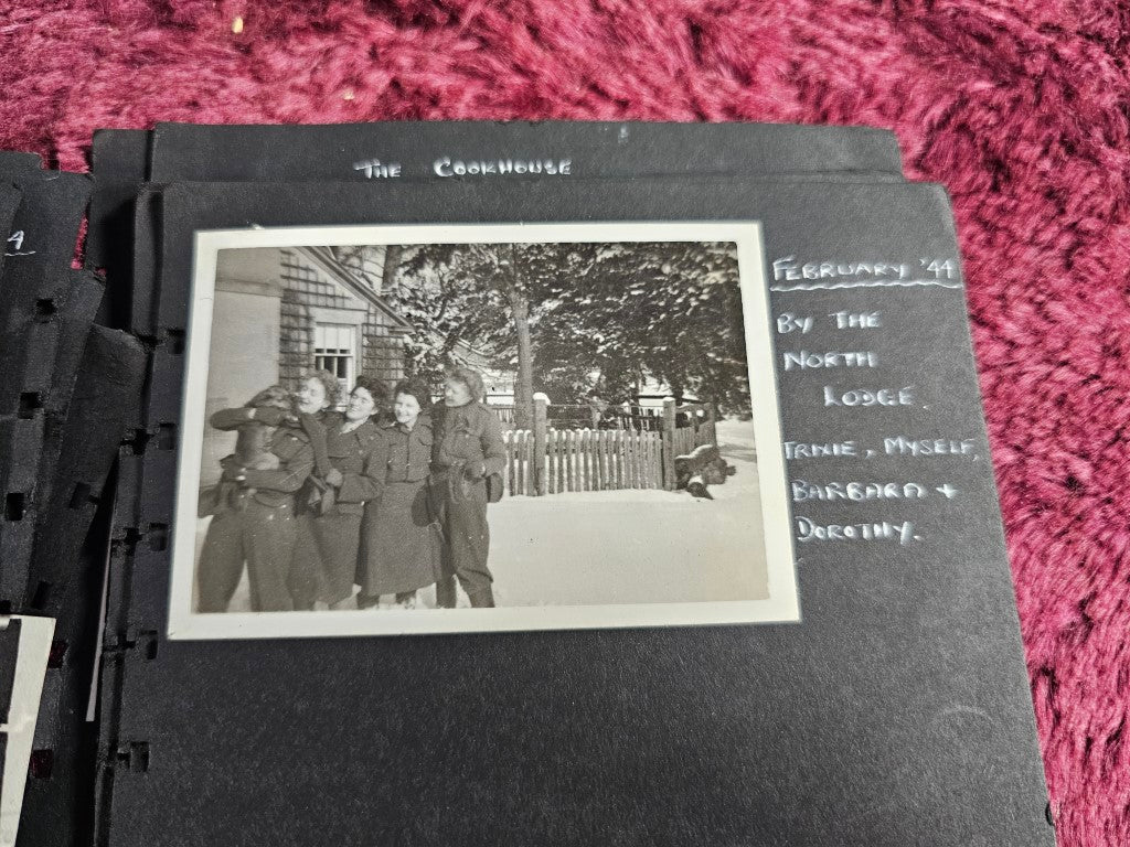 Partial Photo Album, 1940s WW2 Era, England, Focus On Women Service Me ...