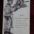 Lot 019 - Antique French Propaganda Wwi Kaiser Wilhelm Ii Head On Platter Postcard