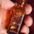 Lot 078 - Antique Poison Bottle, Tincture Of Iodine, Skull And Crossbones, Bottom Marked K3, Very Small