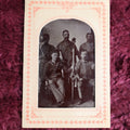Lot 094 - Occupational Tintype Of Pipefitters In Paper Frame