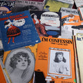 Lot 120 - Large Grouping Of Antique Sheet Music, Fun Covers, One Lot One Money