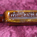 Lot 134 - Antique Amber Glass Whisker Dye Bottle