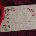 Lot 147 - Antique Hand Made  Pen And Ink Book With Sheets Of Soap For Travel