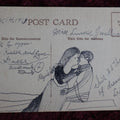 Lot 156 - Antique 1913 Postcard From A Secret Admirer With Hand Drawn Pen And Ink Drawing Of Man And Woman Kissing... Passionately, "This Is The Kind Of Dream I Like," Postcard From Bristol, N.H.
