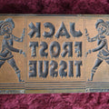 Lot 033 - Antique Jack Frost Tissue Graphic Advertising Printing Block