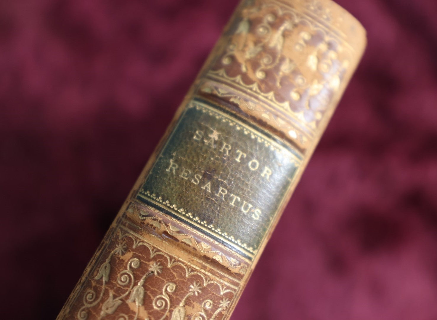 Lot 065 - Antique Book, The Works Of Thomas Carlyle, Volume I, Sartor Resartus, The Life And Opinions Of Herr Teufelsdröckh, 1897