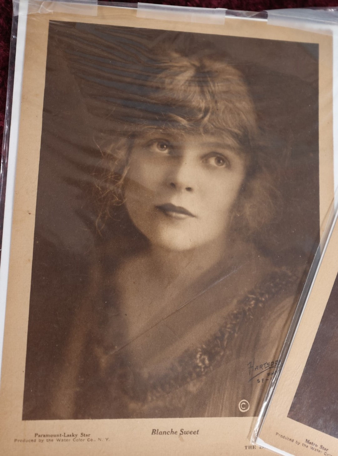 Lot 078 - Grouping Of Three Newspaper Clippings Of Actresses - Blanche Sweet, Beverly Bayne, Anita Stewart - Boston Sunday Herald Supplement