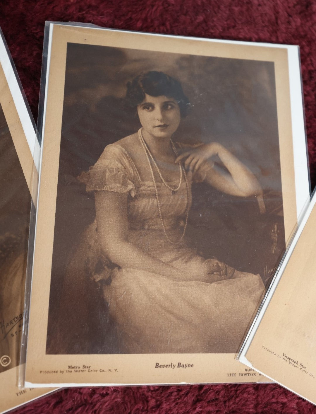 Lot 078 - Grouping Of Three Newspaper Clippings Of Actresses - Blanche Sweet, Beverly Bayne, Anita Stewart - Boston Sunday Herald Supplement