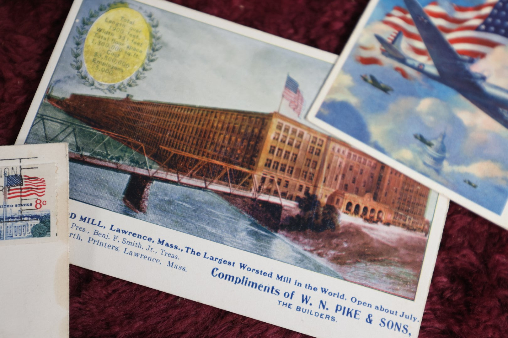 Lot 096 - Grouping Of 18 Antique And Vintage Misc Ephemera, Postcards, Trade Cards