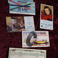 Lot 105 - Grouping Of Six Vintage Blotter Ephemera Cards - Blaisdell Famous Pencils, Hood Balloon Tires, Old Hampshire Bond, Lyon The Florist, Leaominster, Ma