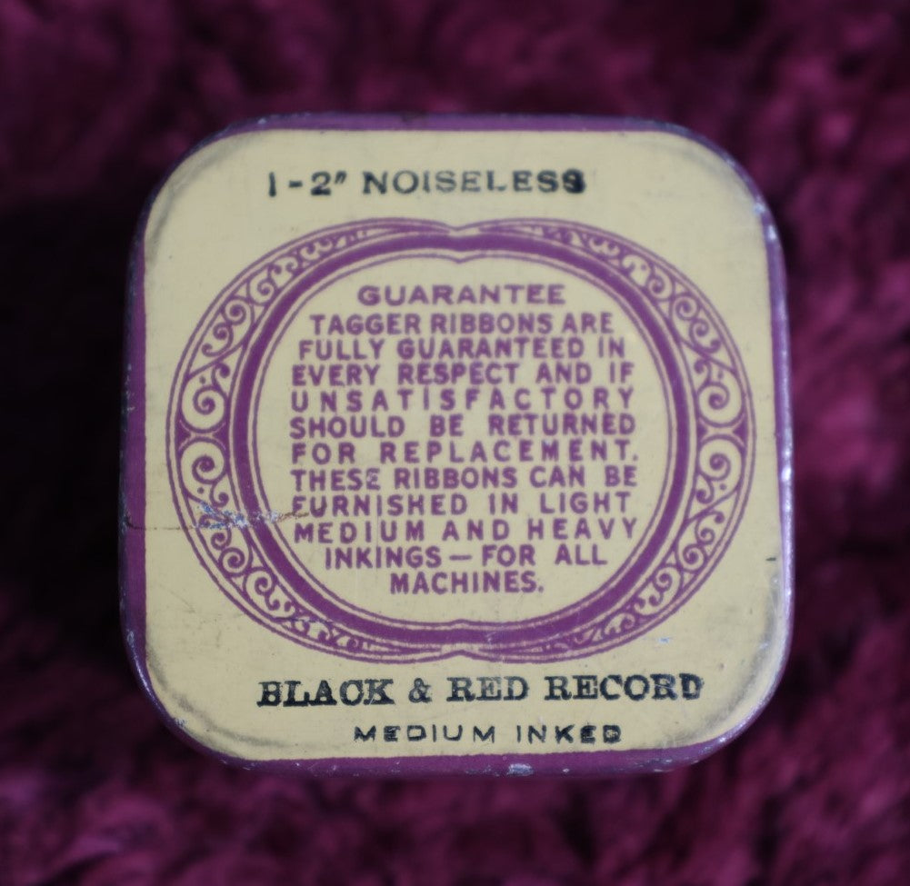 Lot 048 - Antique Tagger Typewriter Ribbon Tin By Mittag Volger Inc. P ...
