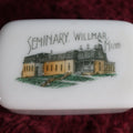 Lot 058 - Antique Milk Glass Paper Weight From The Willimar Minnesota Seminary