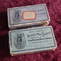 Lot 068 - Pair Of Antique Resilient Main Springs Boxes By The Elgin National Watch Company, Elgin, Illinois, With Father Time, Grim Reaper Motif, With Contents