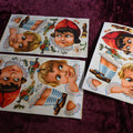 Lot 114 - Three Piece Grouping Of Comic Illustrated Prints Of Children, 1948, Naklad, 0170, Vydra & Bohuslav