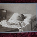 Lot 156 - Antique Cdv Photo Of Sick Bedridden Young Boy, Dying, Kristianstad, Sweden,