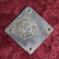 Lot 166 - Antique Printing Block Of Woman'S Head In Profile, Some Markings