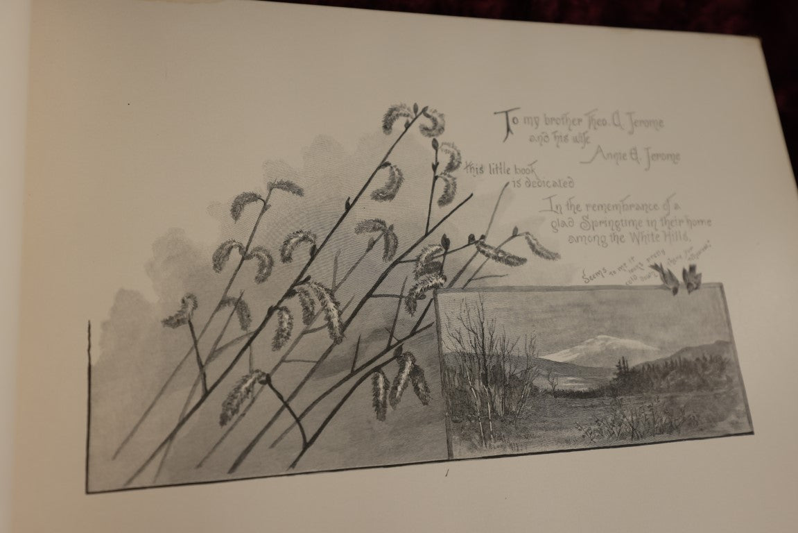 Lot 021 - Nature's Hallelujah Illustrated And Arranged By Irene E. Jerome, 1888, Profusely Illustrated Book Of Poetry And More