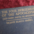 Lot 025 - The Four Horsemen Of The Apocalypse, Los Cuatro Jinetes Del Apocalipsis, By Vincente Blasco Ibanez, 1919, Translated From Spanish, Antique Book
