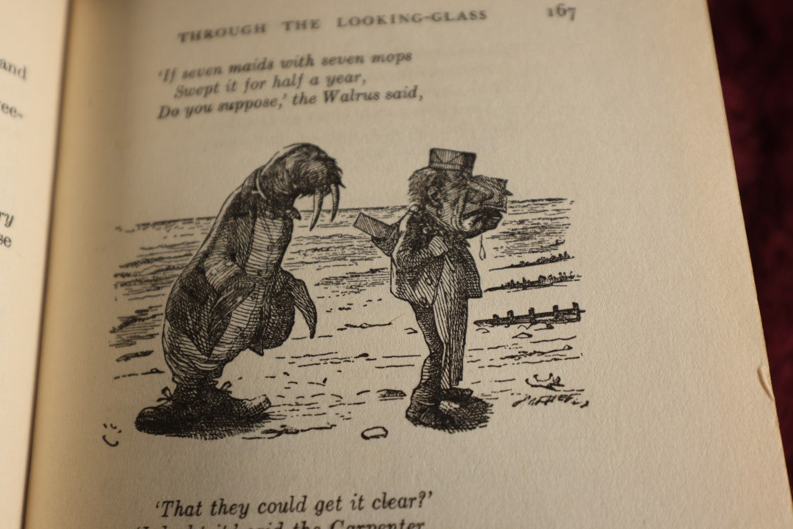 Lot 027 - Alice In Wonderland By Lewis Carroll With Illustrations By John Tenniel, Books, Inc. Antique Edition, Boston / New York
