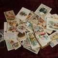 Lot 049 - Large Grouping Of Antique Trade Cards, 1880s To 1900s, Including Early Santa Claus, Advertisements