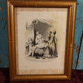 Lot 022 - Antique Framed Engraving, "The Malabar Women Washing The Body Of Virginia" From The Novel Paul Et Virginie By Jacques-Henri Bernardin De Saint-Pierre