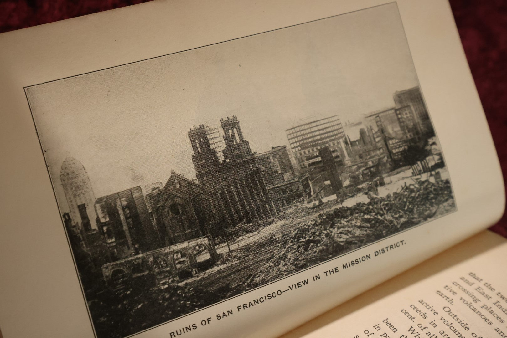 Lot 032 - San Francisco's Great Disaster; Earthquake, Fire, And Volcano; California And Vesuvius, By Sydney Tyler, Copyright 1906, Profusely Illustrated Antique Book