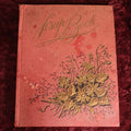 Lot 080 - Antique Victorian Scrapbook With Many Trade Cards, Calling Cards, Pen And Ink Cards, Plus Bonus Scrapbook Page