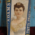 Lot 082 - Antique Advertising Box For Tutti Frutti Chewing Gum, By Adams, 100 Pieces, Featuring American Stage Actress And Singer Pauline Hall