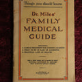 Lot 132 - Dr. Miles' Family Medical Guide For Treating Common Ailments, Accidents, Practical Laws Of Health Pamphlet, Elhart, Indiana, Note Interesting Ailments, St. Vitus' Dance, Hysteria