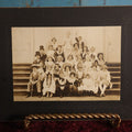 Lot 164 - Boarded Photo - Group Photo Of Young People, Class Photo, In Costumes, Likely Part Of Play, Little Boy As Wizard Holding Magic Wand