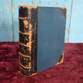 Lot 089 - Antique Faux Book Book-Safe Hide Away Box, Blue, Realistic Spine, No Top