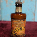 Lot 091 - Sanford's Fluid Blue Black Ink Library Paste Amber Glass Bottle With Label, Chicago & New York