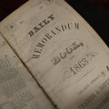Lot 113 - Important Daily Memorandum Book Journal Diary of E.H. Angell of Graniteville, Rhode Island, Covering His Enlistment In The Union In The Civil War In July 1863