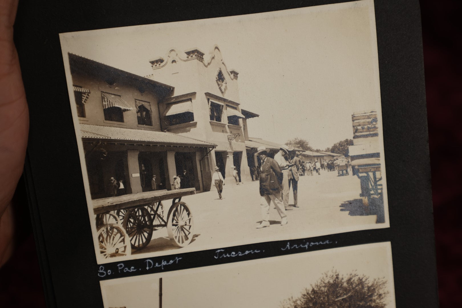 Lot 114 - Early 20th Century Snapshot Album of Well Traveled Family, Points of Interest Including Tuscon Arizona, West Point, Keene, Laconia, Lakes Region Nh, Prospect Hill, Somerville, Massachusetts 