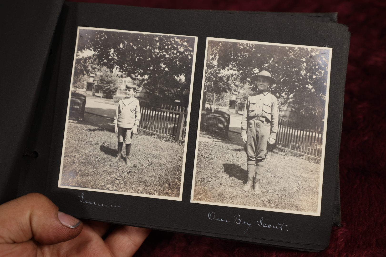 Lot 114 - Early 20th Century Snapshot Album of Well Traveled Family, Points of Interest Including Tuscon Arizona, West Point, Keene, Laconia, Lakes Region Nh, Prospect Hill, Somerville, Massachusetts 