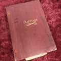 Lot 116 - Unique Vintage Clippings Scrapbook With Scissors On Cover, Interesting Topics Such As Lindbergh, Champion Wood Chopper, Gold Nugget Farm, Spencer, Massachusetts