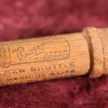 Lot 122 - Antique Boye Brand Tiny Wooden Needle Case With Contents, 1920S