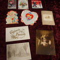 Lot 134 - Ephemera Lot - Nine Piece Holiday Grouping Including Valentines, Christmas Booklet, Snowy Photo, And More