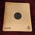 Lot 142 - Vintage Grouping of official 50Ft Timed And Rapid Fire Pistol Target Paper Targets By Hoppe's 9, official N.R.A. Competition Item #B3