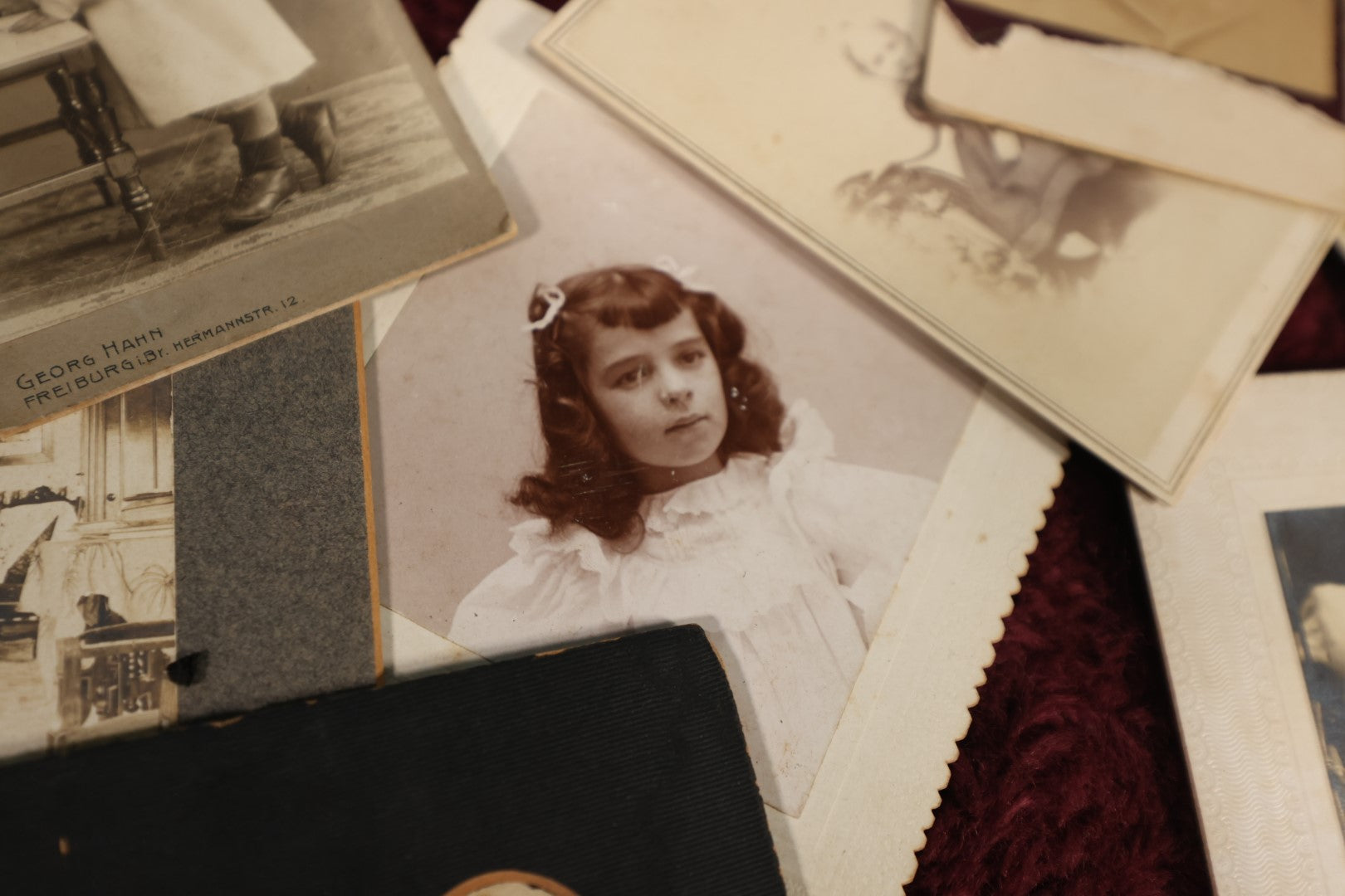 Lot 145 - Photo Lot - Approximately Forty Pieces of Boarded Photos, Cabinet Cards, CDVs, Portraits, And More