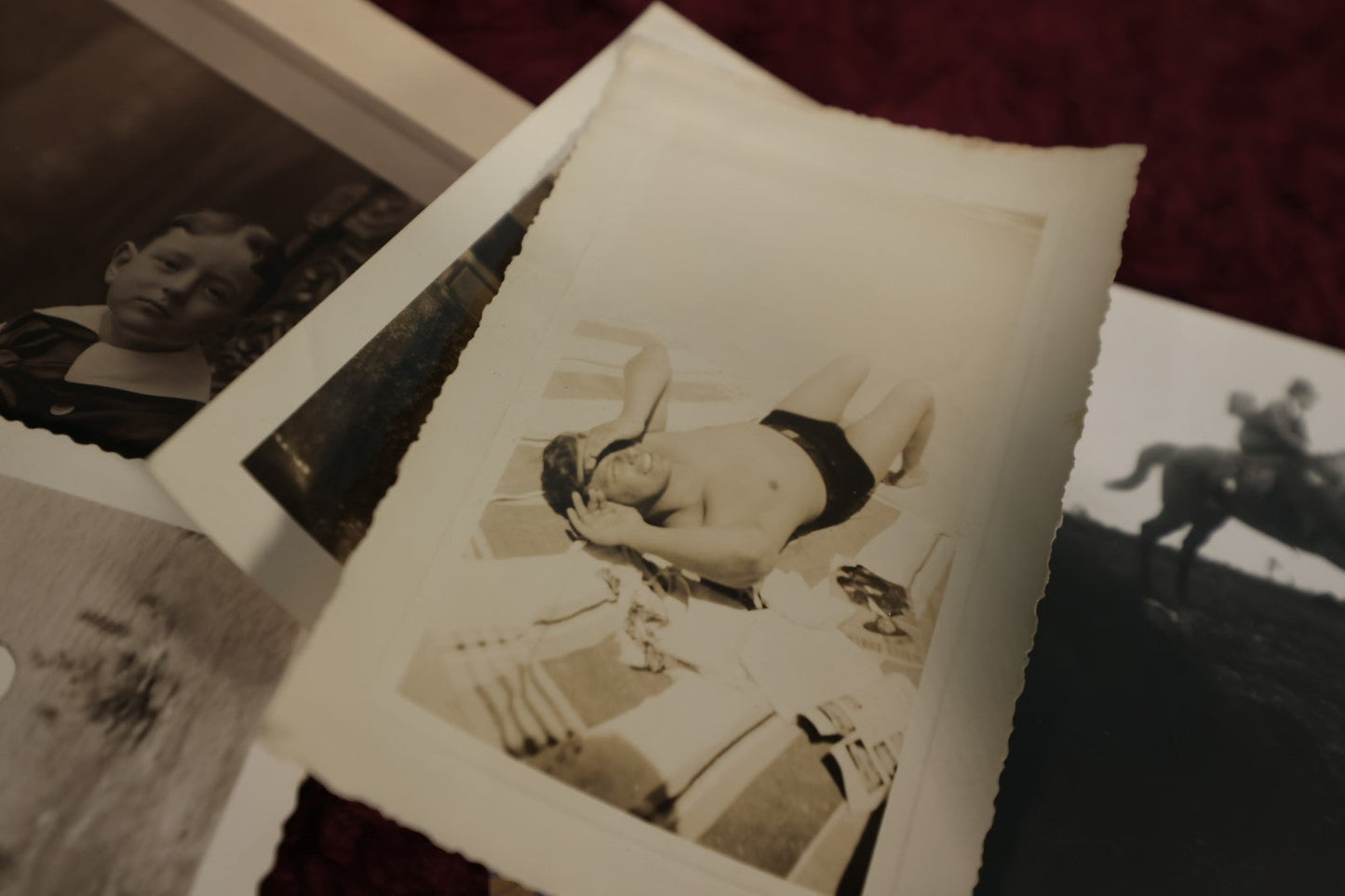 Lot 146 - Photo Lot - Large 20th Century Snapshot Lot, 1910s To 1970s, Beach Scenes, Dogs, Automobiles, Horses, And More